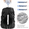 2 Pack Waterproof Backpack Rain Cover with Reflective Strap, 1