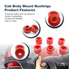 ASTROSYNC Body Mount Bushing Kit- Red Fit for Chevy C10