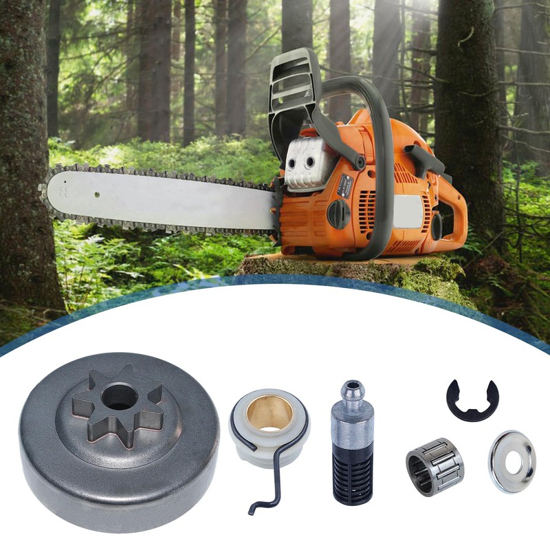 AUMEL 3/8" Cluch Drum Sprocket Bearing Washer Clip 6pcs Kit