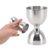 Bell Jigger, Stainless Steel Double Cocktail Jigger Measuring Cup with