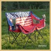 ARROWHEAD OUTDOOR Portable Folding Double Duo Camping Chair Loveseat w/