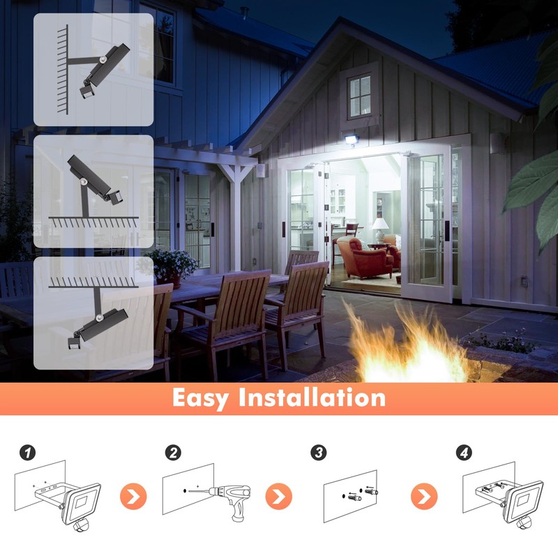 MEIKEE 35 W LED Spotlight with Motion Sensor