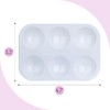 Mr. Pen- Plastic Paint Palette, 30 Pack, 6 Wells, White