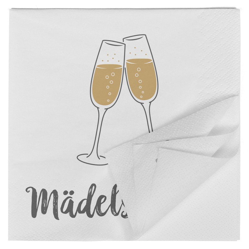 HEKU 30243-329 100 napkins, cellulose, ‘Mädelsabend' (German language)