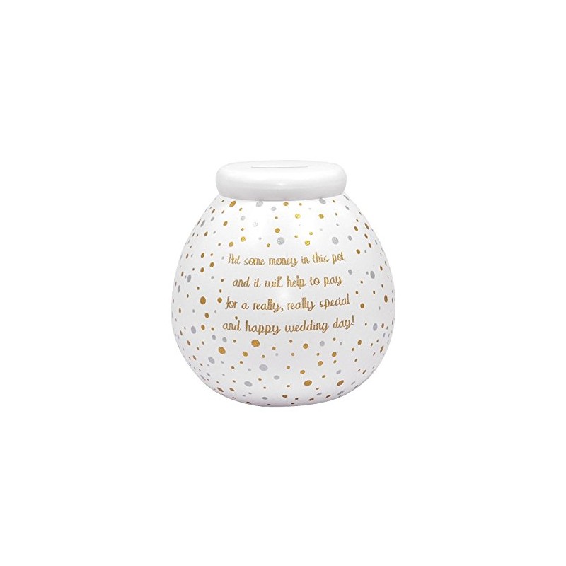 Pot Of Dreams Money Box, Ceramic, Multicolor, 17 x 19