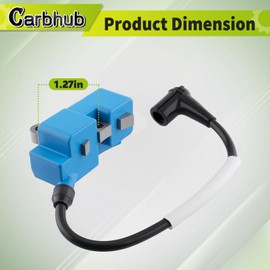 Carbhub 510115602 Ignition Coil Module Compatible with Husqvarna K750 K760 K770 K970 K1260 Cutoff Power Cutter Saw with Spark Plug, Repalces 510115602, 544047502, 501485402, 510115601 510 11 56-01