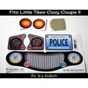 New Replacement Decals Fits Little Tikes Cozy Coupe II Ride