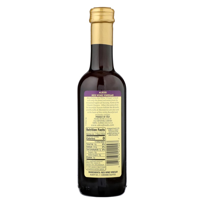 Alessi Vinegar Wine Red, 12.75 oz