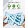 Meetrue Popsicles Molds, MEETRUE 12 Pieces Silicone Popsicle Molds Easy-Release