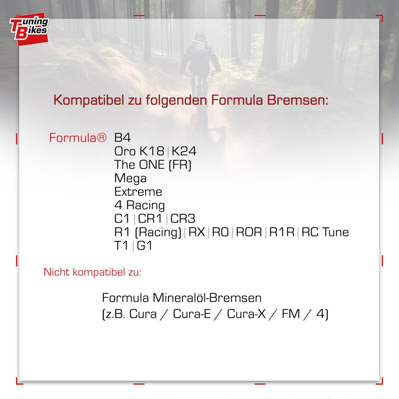 TB Brake Bleed Kit for Disc Brakes Formula