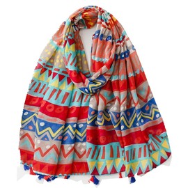 BEILATE Women's Scarf Wrap Cape Scarf Fashion Stole Fringe Poncho Shawls Neckerchiefs Wrap Scarves, H#, Unit size