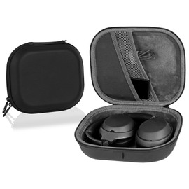 Linkidea Headphones Carrying Case Compatible with Sony WH-1000XM4, WH-1000XM3, WH1000XM2, WH-XB900N, MDR-1000X Case, Protective Hard Shell Travel Bag with Cable, Charger Storage (Black)