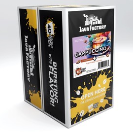 Java Factory Coffee Pods Vanilla Cream and Cinnamon Flavored Coffee for Keurig K Cup Brewers, Cappuccino, 40 Count