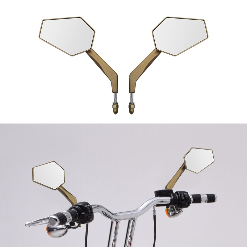TCMT Rear View Mirrors Fit For Harley Touring Road Glide