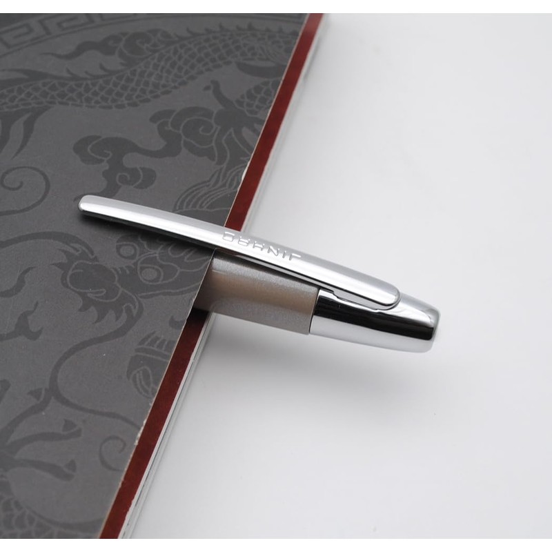 JINHAO 10 Press Fountain Pen Retractable Metal Pen with Ink