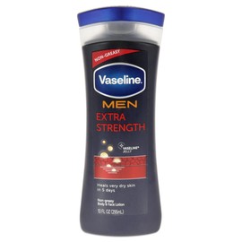 Vaseline Men Healing Moisture Hand and Body Lotion Extra Strength 10 oz