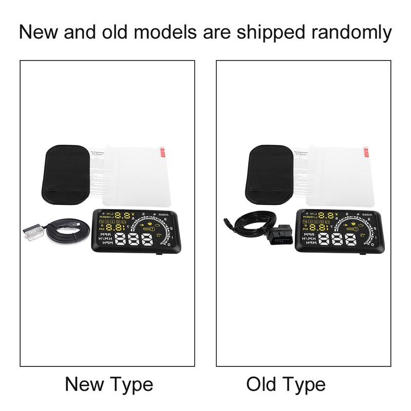 5.5'' HUD Head Display, Windshield Screen Projector Vehicle Speed, HUD