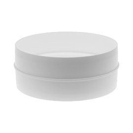 Repa Market 6" Inch / 150 mm Plastic Duct Pipe Connectors - Round Male Fit Flexible Ducting Extension - Hose Work - Dryer Vent Extension - Inline Air and Water Flow Extraction Pipe Lines