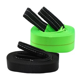 Grip 2 pc Heavy Duty Tow Strap Set - 2 in x 20 ft (10,000 lb Capacity) - 4 in x 30 ft (20,000 lb Capacity) - Recover and Tow ATVs, Cars, SUVs, Boats, Snowmobiles, Trucks, Tractors
