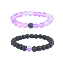 KSQS Couple Distance Bracelets for Lovers Healing Balance 8 mm Beads for Christmas Birthday Valentine
