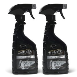 Air Jungles Car Wheel & Tire Cleaner 16.9 Fl Oz (Pack of 2), Brake Buster Wheel Cleaner, Aluminum and Chrome Wheel Cleaner, Acid-Free Wheel Cleaner Safe on All Wheel & Rim Finishes