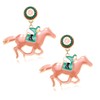 Horse Earrings Funny Kentucky Derby Race Horse Drop Dangle Earrings
