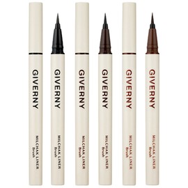 Giverny adhesion brush liner 0.6g, 02 black brown, 1 piece / 지베르니 밀착 브러쉬 라이너 0.6g, 02블랙브라운, 1개