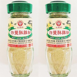 Spice for Fried Chicken, White Pepper and Salt Seasoning, 2.6 oz,2 Pack 炸鹽酥雞粉