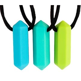 Tilcare Chew Chew Colgante - Lo mejor para niños o adultos a los que les gusta morder o tienen autismo - Colgante de silicona para masticar -Masticable para niños y niñas