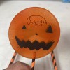 Trick r Treat Sam UnBitten Lollipop Prop Pumpkin Sucker Signed