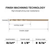Narwhal 13/64" Inch Cobalt Drill Bits (13 Pack - Industrial