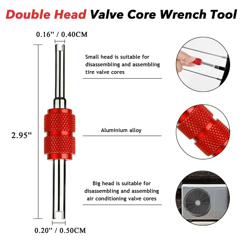 ROSY PIXEL Diking R134A R12 A/C HVAC Air Conditioner Schrader