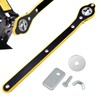QISF Scissor Jack Ratchet Wrench | Labor-Saving | 360°Swivel Scissor