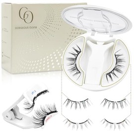 Juego de Pestañas Postizas Magnéticas Tecnología de Banda Magnética Rápida y Cómoda Reutilizables, Impermeables y Ligeras Ideales para looks Espectaculares (CX002)