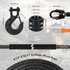 Aomifunny Synthetic Winch Rope,1/4" x 50 ft 10000Lbs Winch Rope