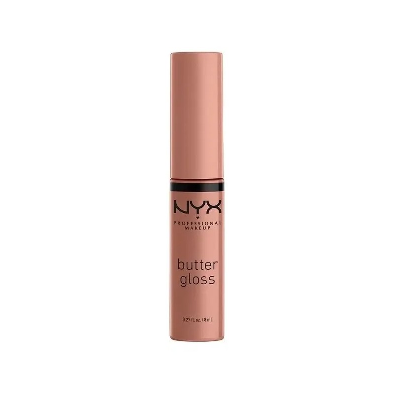 Labial Líquido Nyx Butter Gloss Cobertura Ligera A Media 8ml