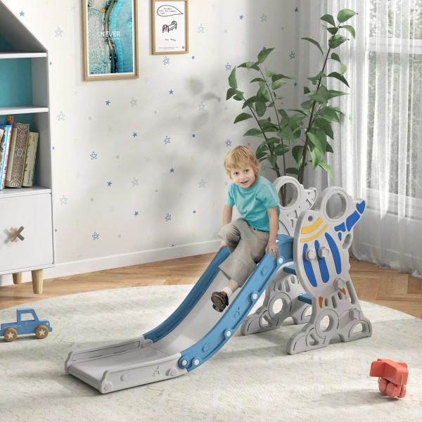 Qaba Toddler Slide Indoor for Kids 1.5-3 Years, Climber Slide