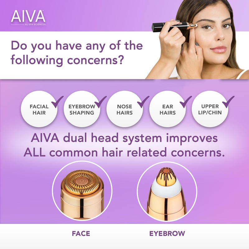 SPA SCIENCES - AIVA Deluxe - Dual 2-in-1/Double Sided Facial