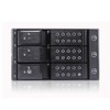 iStarUSA BPN-DE230P-BLACK 2x5.25 to 3x3.5 HDD 12g Rack with Independent