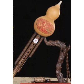Yunnan Yun Professional Chinese Traditional Instrument Hulusi Cucurbit Flute Bottle Gourd