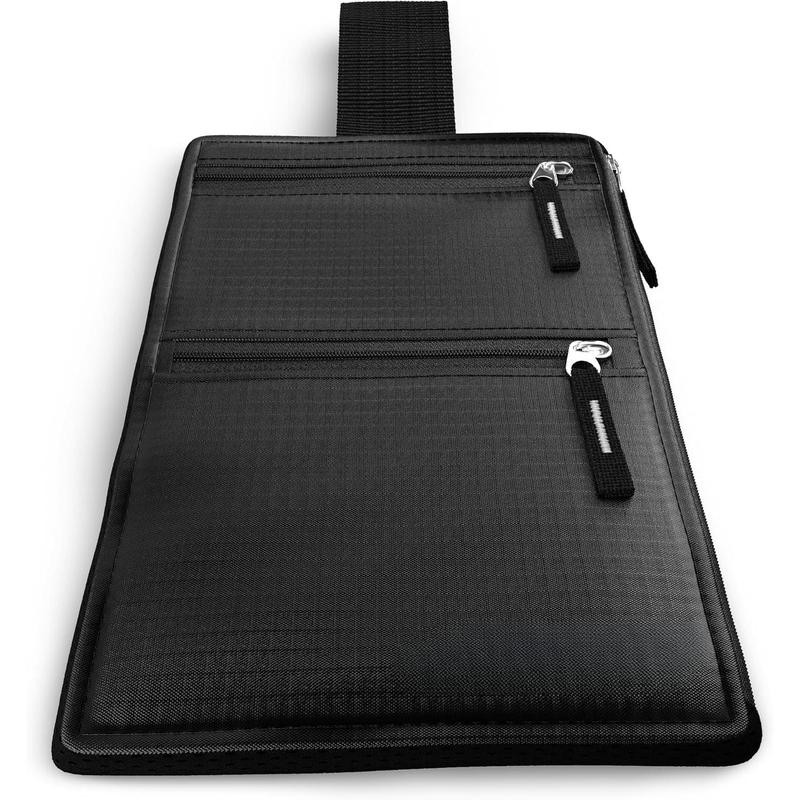 Hidden Travel Belt Wallet w/RFID Blocker men's wallets - Color: