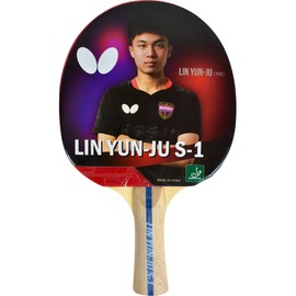 Butterfly Lin Yun-Ju 1 Shakehand Table Tennis Racket - Maximum Control for Novice Players - Lin Yun-Ju Series - Recommended for Beginning Level Players