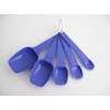 TUPPERWARE E68 Measuring Spoons (5) purple blue