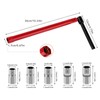 BDHI 8-13mm Faucet Bathroom Back Nut Kit with 5 Changeable