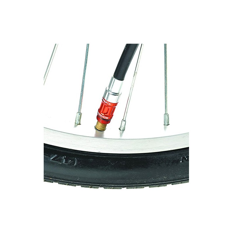 UNICHE Tech High Volume Mini Bicycle Pump (Black, Small)