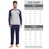 MoFiz Mens Soft Sleep Sets Ultra Soft Round Neck Raglan