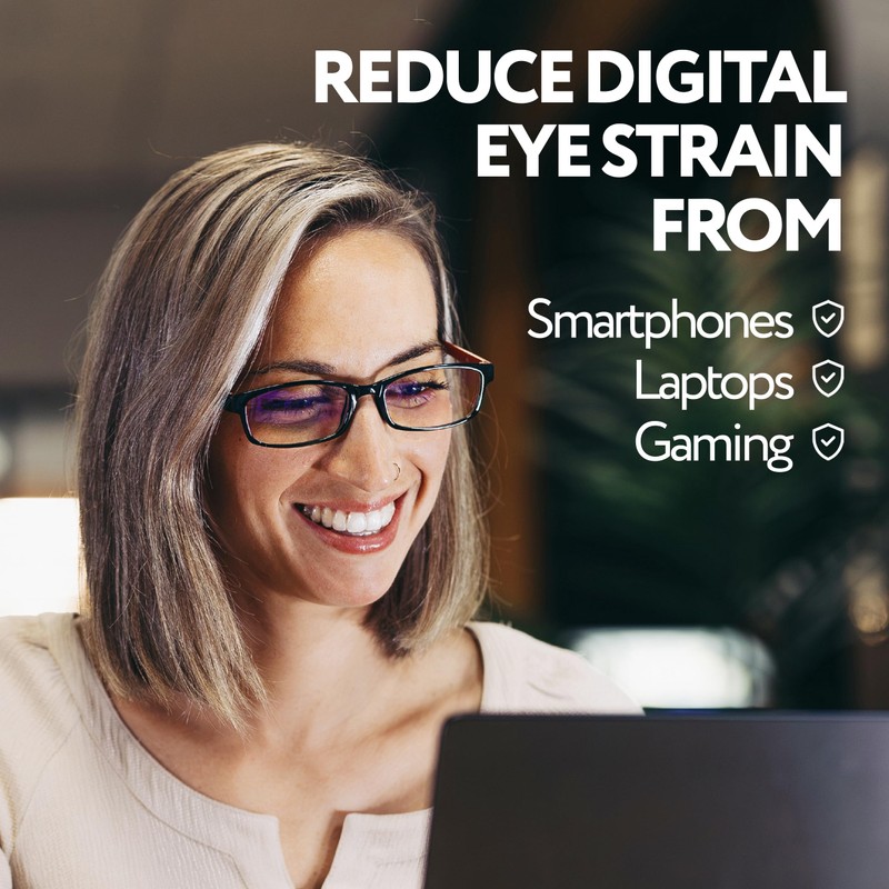 PROSPEK Blue Light Reading Glasses for Men and Women, Computer