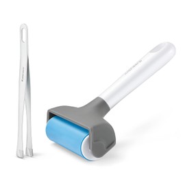 RANCOVY Brayer Roller & Mat Remover Tool Tweezers Set for Cricut/Silhouette/Brother and T-Shirts Heat Transfer Projects Printmaking