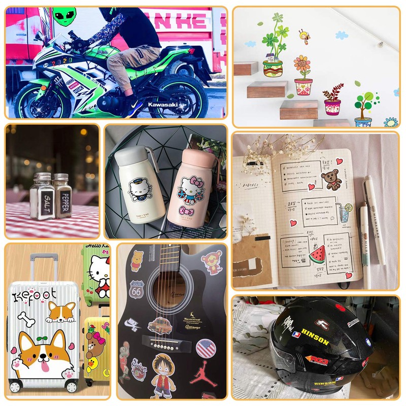 QYH Printable Vinyl Sticker Paper for Inkjet & Laser Printer