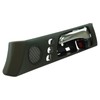 TRQ Front Left Interior Door Handle Chrome & Black Drivers